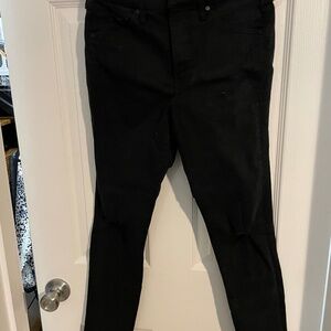 Express jeans skinny mid rise distressed 2R